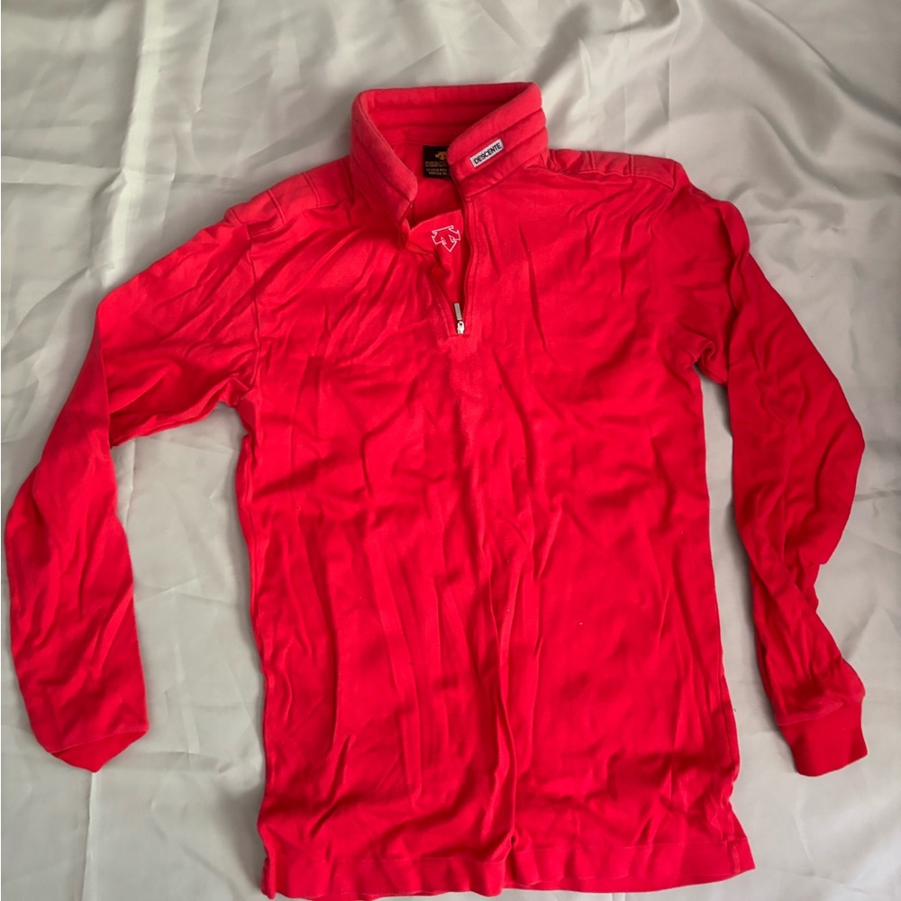 Vintage Descente Scarlet Red Pullover